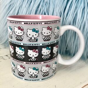 Hello Kitty, Ceramic, Coffee, Mug, With, Pink, Interior, Large, 20oz, Mug, NWT